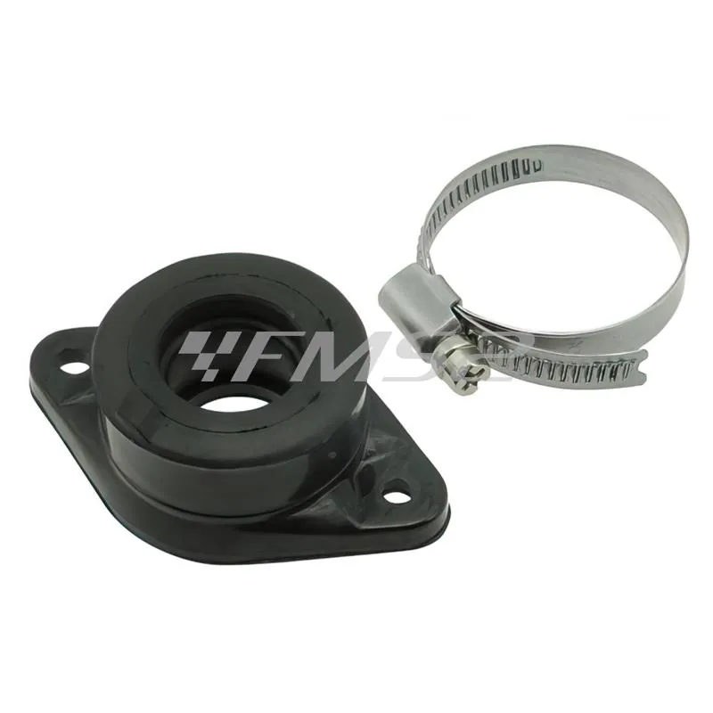 Adattatore 32 mm gomma per collettore in alluminio stage 6 adattatore per montaggio carburatori con imbocco da 32 mm (Stage6), ricambio S632ET032