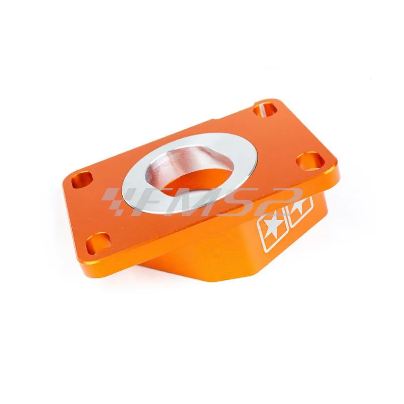 s6-3318812/OR Collettore aspirazione Stage6 R/T highflow 28 per motori Derbi e Minarelli AM6 anodizzato arancio