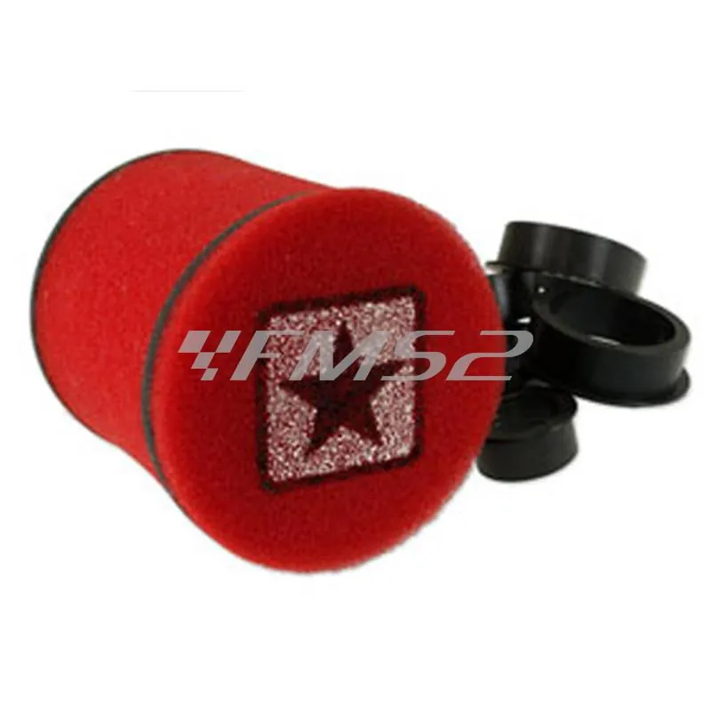 Filtro aria Stage6 1 stella rosso, ricambio S635035RO S6-35035RO S6-35035/RO