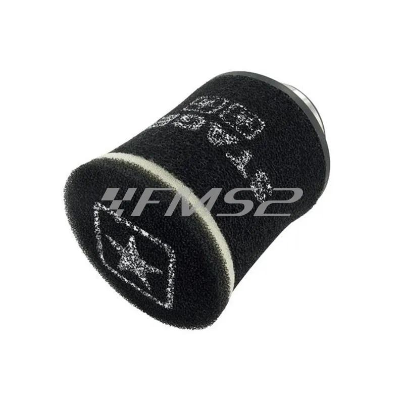 Filtro aria Stage6 piccolo nero double-layer diametro 70mm per carburatori pwk e vhst, ricambio S635036BK S6-35036BK S6-35036/BK