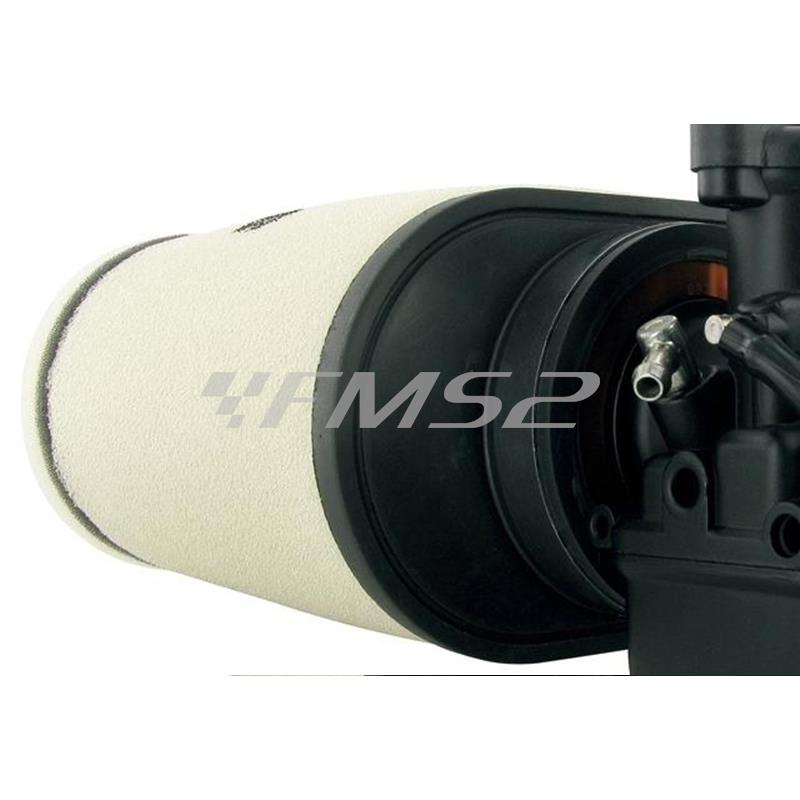 Filtro aria Stage6 piccolo nero double-layer diametro 70mm per carburatori pwk e vhst, ricambio S635036BK S6-35036BK S6-35036/BK