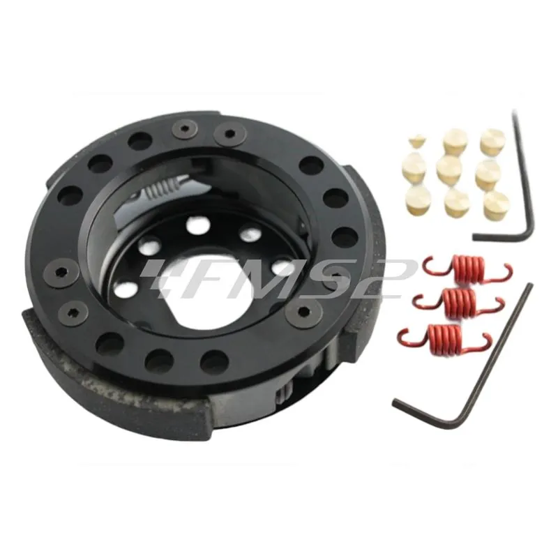 Frizione Racing clutch Stage6 regolabile con diametro 107 mm per scooter con motore Minarelli, Piaggio, Peugeot, Kymco, Honda, ricambio S65016618 S6-5016618