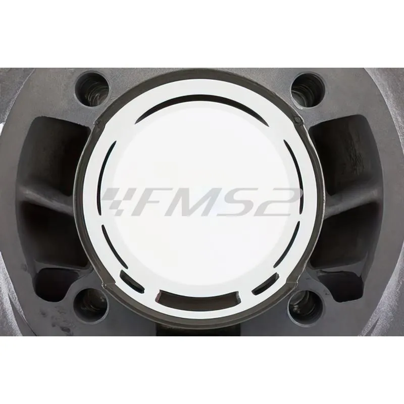 S6-7117100 Gruppo termico stage6 mkII 70 cc in alluminio corsa standard, diametro 47,6 mm, spinotto 10 mm per scooter MBK Booster spirit con motore Minarelli verticale aria