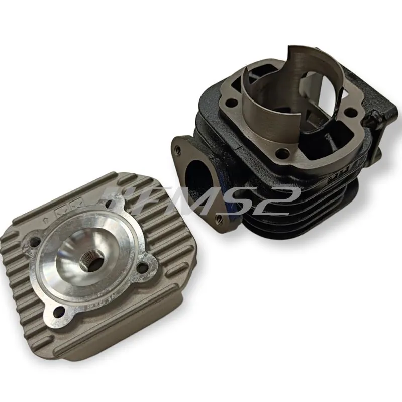 Gruppo termico Stage6 streetrace in ghisa con diametro 47 mm spinotto 10 mm bifascia per scooter con motore Minarelli verticale MBK e Yamaha Booster, ricambio S67216801