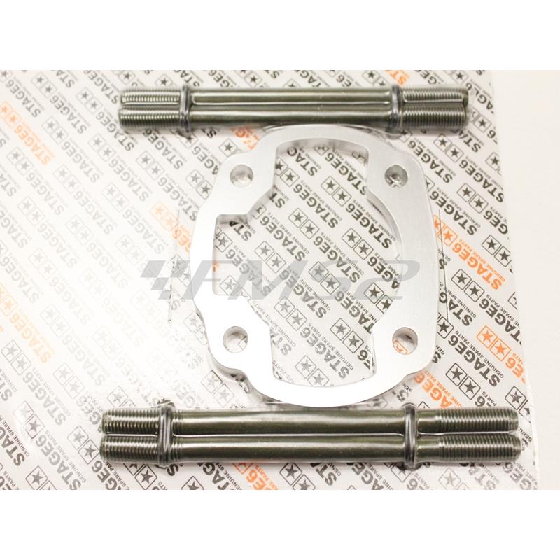 Basetta cilindro Stage6 e prigionieri allungati per albero motore biella 85mm con sagoma per i nuovi motori stage 6 sport pro racing, ricambio S679166ET06 S6-79166ET06