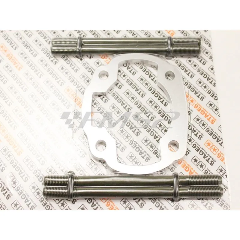 Basetta cilindro Stage6 e prigionieri allungati per albero motore biella 85mm con sagoma per i nuovi motori stage 6 sport pro racing, ricambio S679166ET06 S6-79166ET06