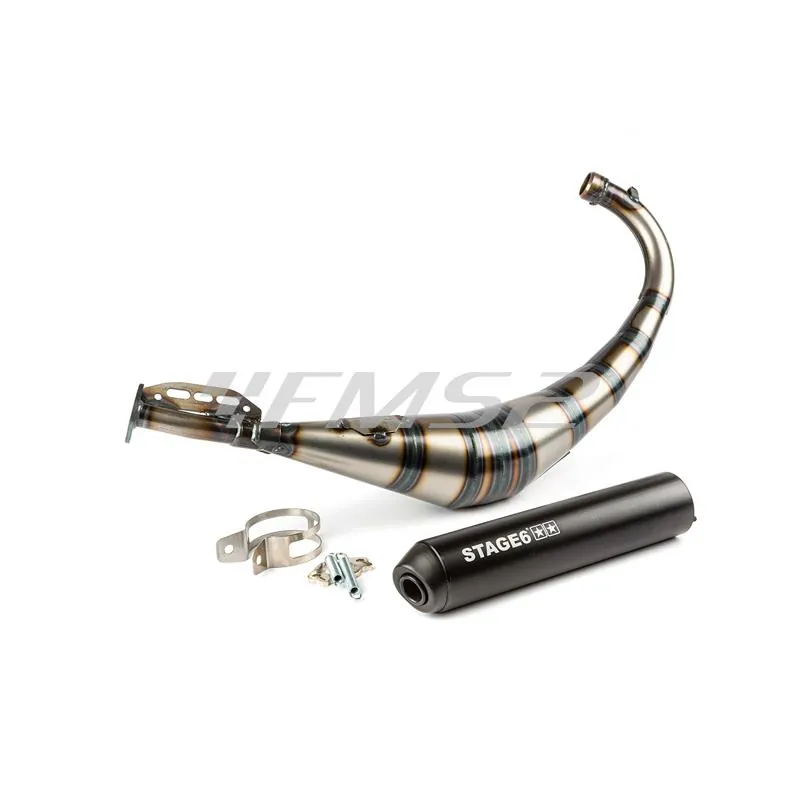 Marmitta stage6 streetrace am6\derbi ner, ricambio S69118903BM