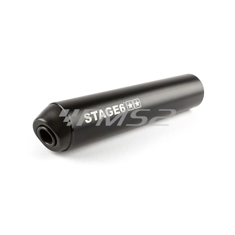 Marmitta stage6 streetrace am6\derbi ner, ricambio S69118903BM