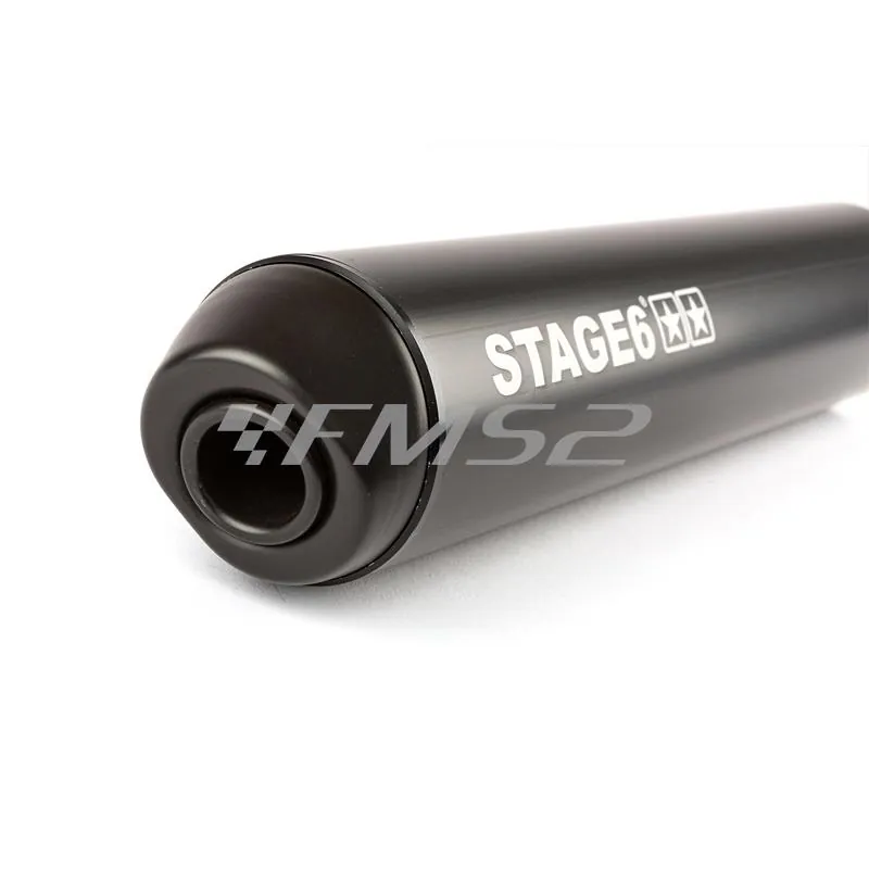 Marmitta stage6 streetrace am6\derbi ner, ricambio S69118903BM