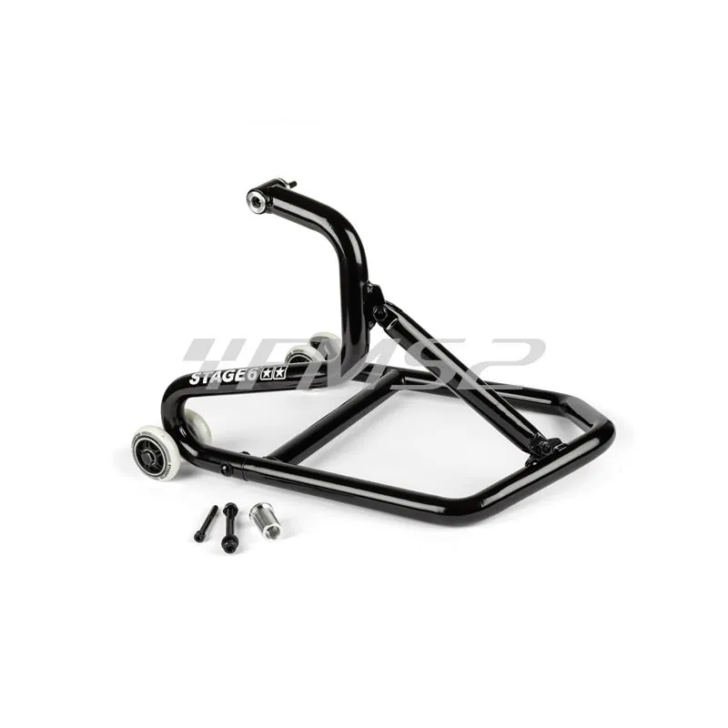 s6-98006 Cavalletto alzamoto posteriore Stage6 MK3 per scooter 50 con motore Minarelli, Peugeot e Piaggio aria e liquido