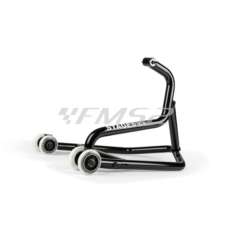 Cavalletto alzamoto posteriore Stage6 MK3 per scooter 50 con motore Minarelli, Peugeot e Piaggio aria e liquido, ricambio S698006
