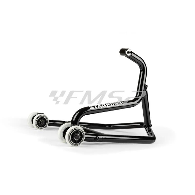 s6-98006 Cavalletto alzamoto posteriore Stage6 MK3 per scooter 50 con motore Minarelli, Peugeot e Piaggio aria e liquido