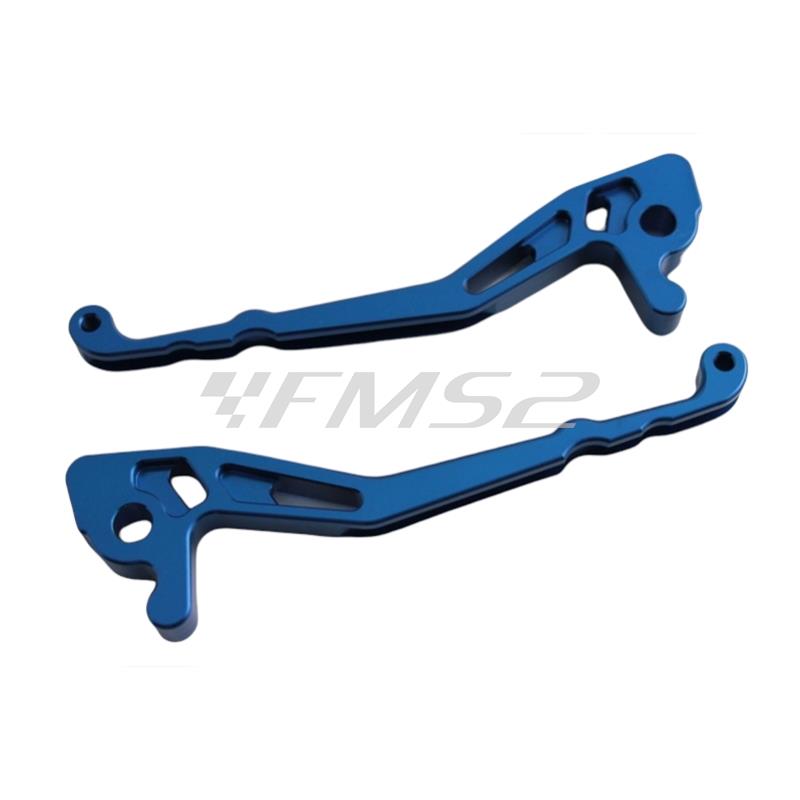 Leve freno SSP cnc Gilera Runner blu (Stage6), ricambio S6SSP1042BL