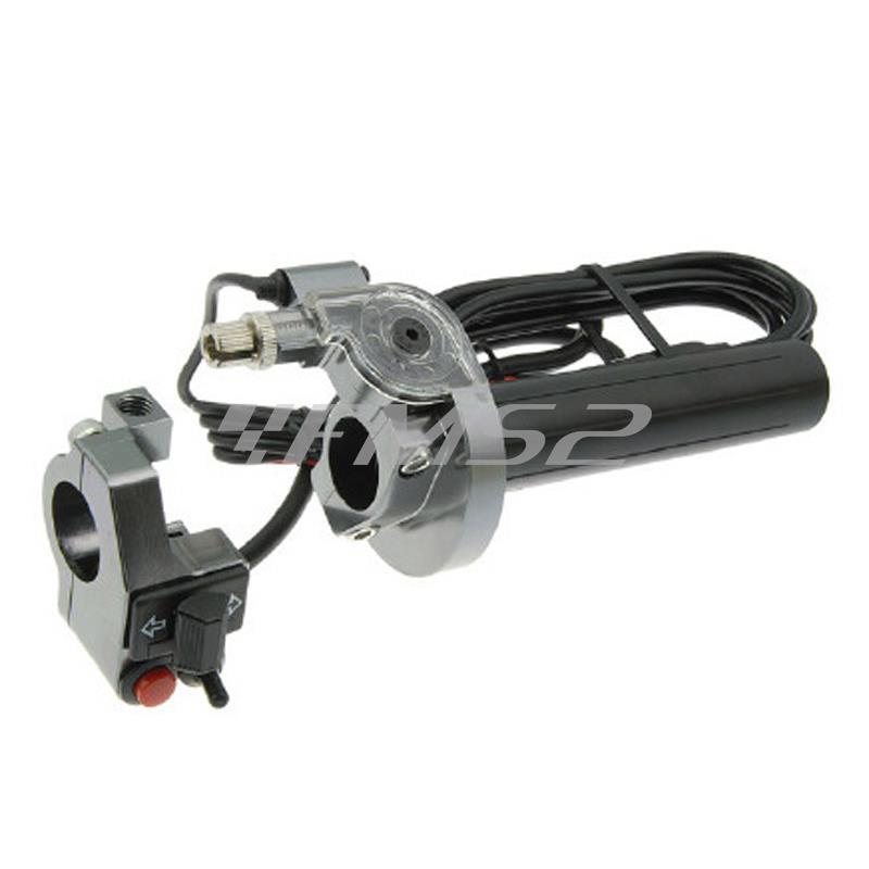 Comando gas rapido con devio fanali (Stage6), ricambio S6SSP110SG S6-SSP110/SG