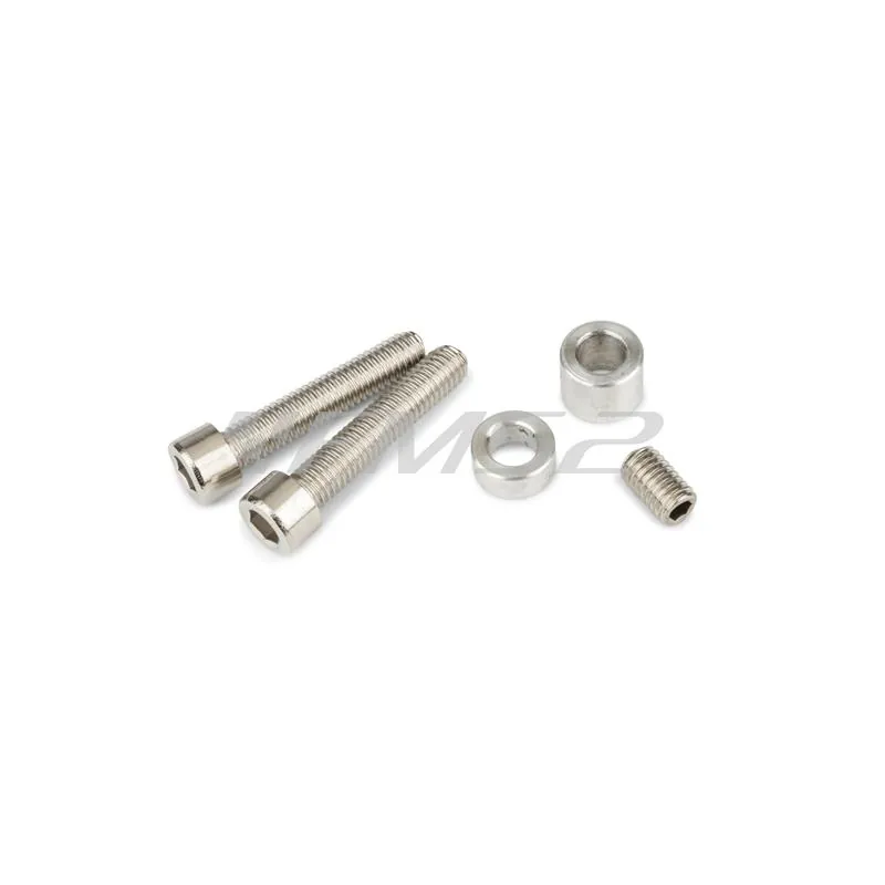 Staffetta ferma tirante frizione Stage6 in alluminio anodizzato nero per motori Minarelli AM6 tutte le versioni, ricambio S6SSP150BK