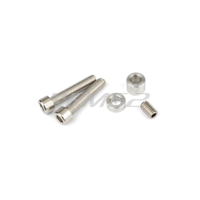 Staffetta ferma tirante frizione Stage6 in alluminio anodizzato blu per motori Minarelli AM6 tutte le versioni, ricambio S6SSP150BL