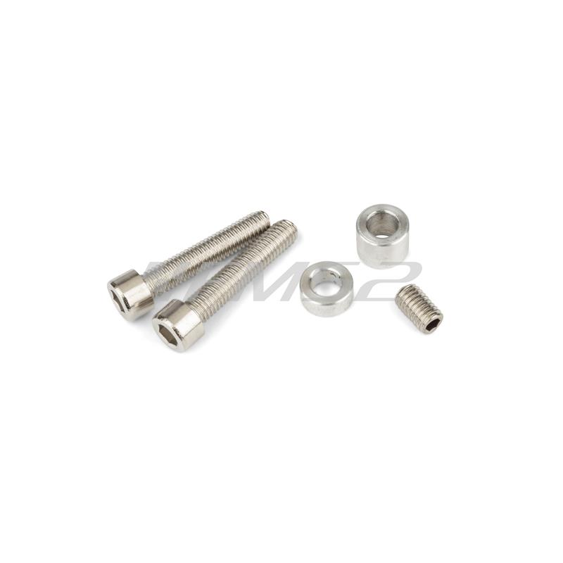 Staffetta ferma tirante frizione Stage6 in alluminio anodizzato arancione per motori Minarelli AM6 tutte le versioni, ricambio S6SSP150OR