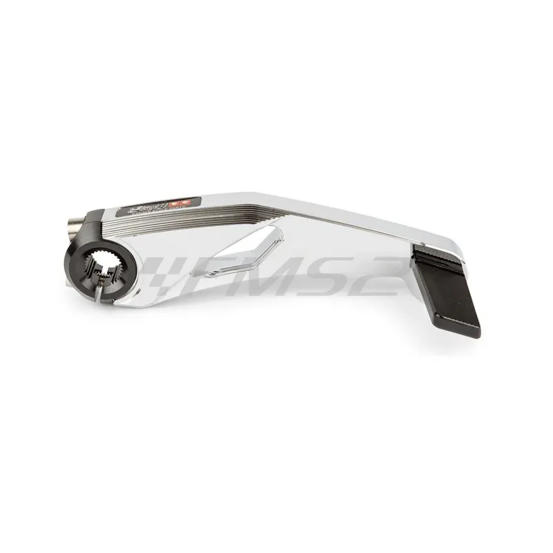  S6-SSP282KS/CR Leva  pedivella messa in moto Stage6 evo mk3 in alluminio di colore cromata per scooter con motore Minarelli verticale ed orizzontale braccio lungo