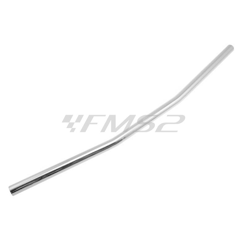 Manubrio str8 modello drag race con lunghezza 660mm e colore argento cromato, ricambio STR8STR00380CR