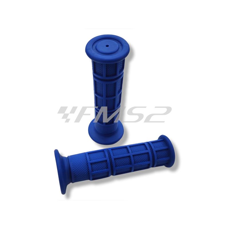 Coppia manopole in gomma blu cross, ricambio STR8STR06780BL