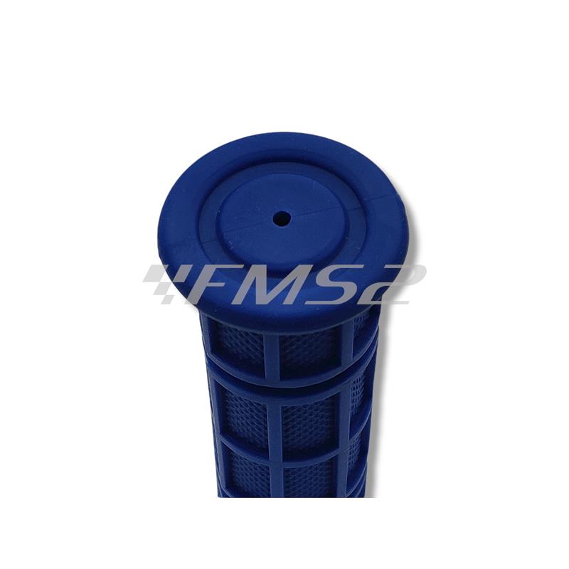 Coppia manopole in gomma blu cross, ricambio STR8STR06780BL