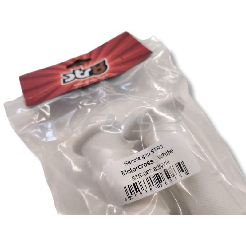 Coppia manopole str8 bianco cross, ricambio STR8STR06780WH