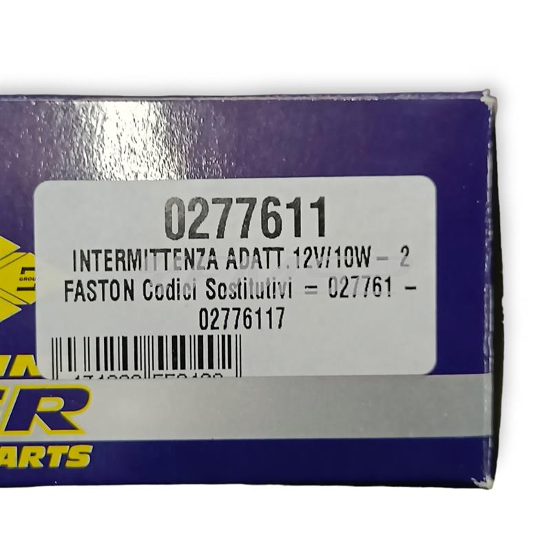 Intermittenza frecce elettronica guilera 12 v (volt)-10W x 2 e 3,4W c.c. attacco a 2 faston medi con supporto tipo Denso (SGR), ricambio 0277611