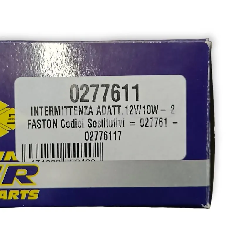 Intermittenza frecce elettronica guilera 12 v (volt)-10W x 2 e 3,4W c.c. attacco a 2 faston medi con supporto tipo Denso (SGR), ricambio 0277611