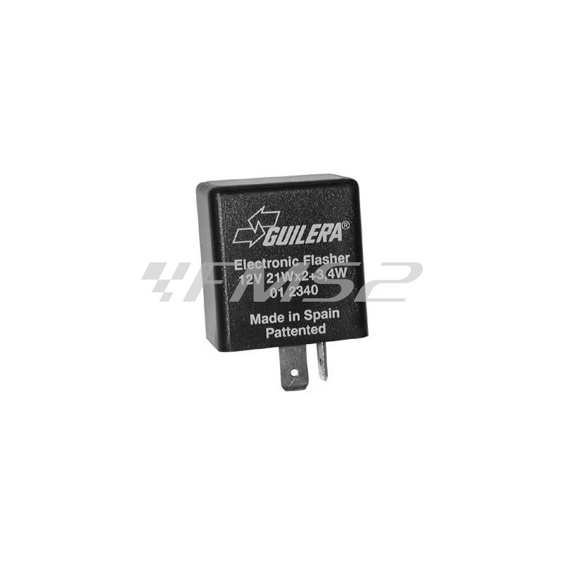 Intermittenza frecce Guilera a 12 v (volt)-21 23W 2 faston per applicazione su moto Honda, Kawasaki, Suzuki, Yamaha, ricambio 0277651