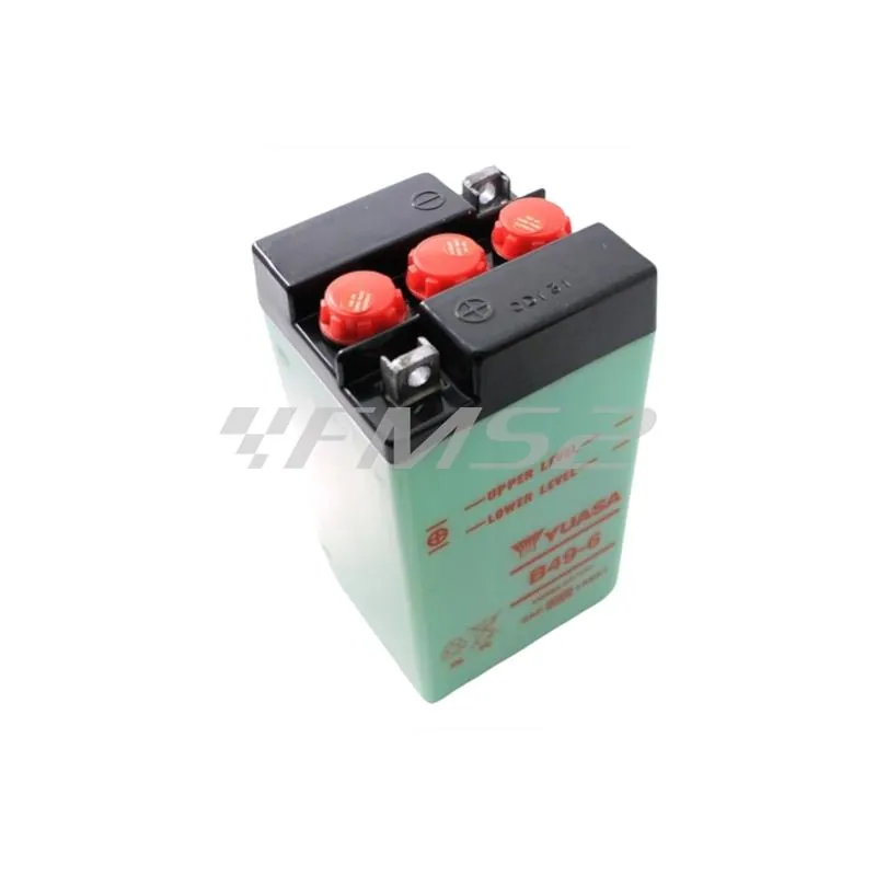 0600833 Batteria Yuasa B49-6, 6 Volt - 8 Ah, per motocicli e scooter