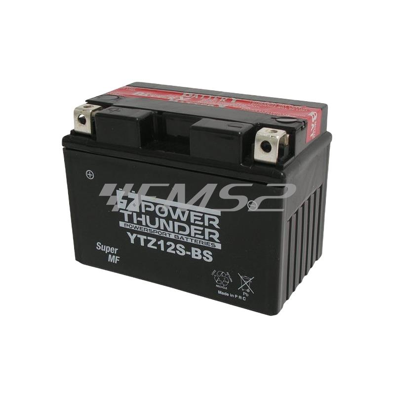 Batteria Yuasa YTZ12S-BS, 12 Volt - 11 Ah, Power Thunder, ricambio 0645012