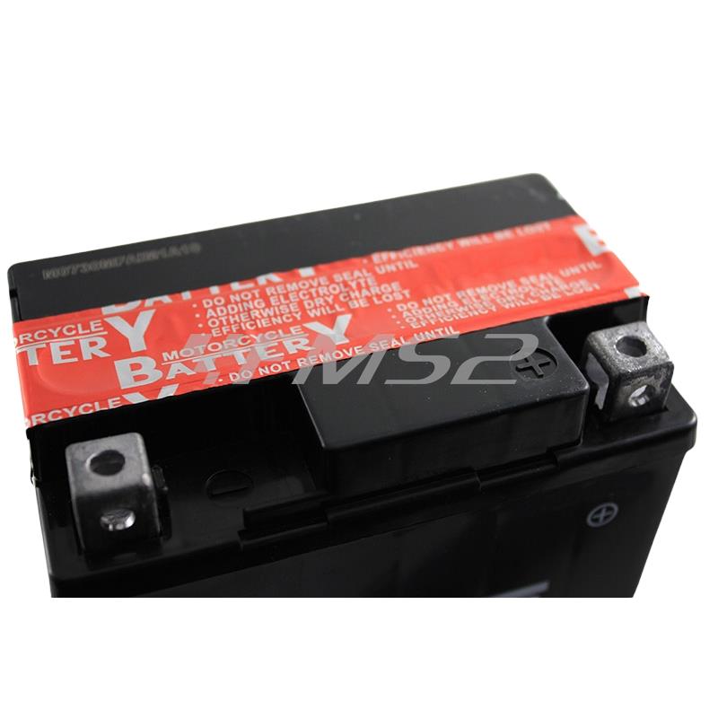 Batteria Yuasa PT YTX5L-BS, 12 Volt - 4 Ah, tipo MF, ricambio 0645049