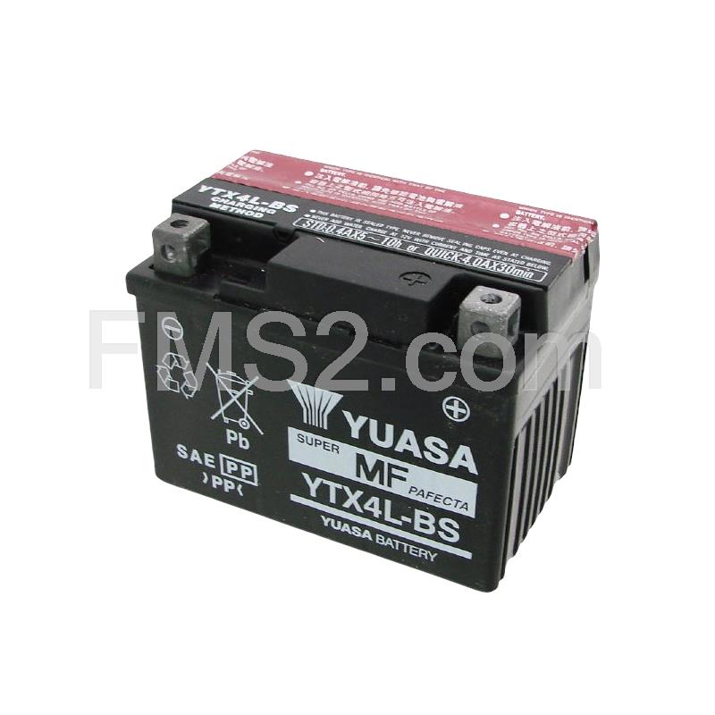 Batteria Yuasa YTX4L-BS 12 Volt - 3 Ah, tipo MF, ricambio 0650390