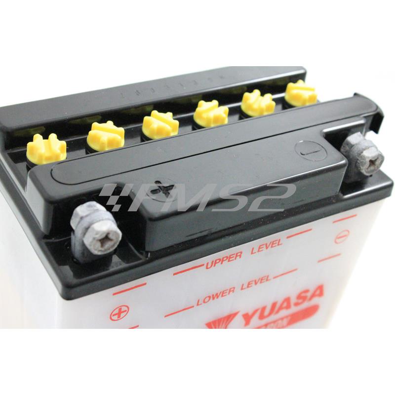 Batteria Yuasa, YB9-B, 12 Volt - 9 Ah, ricambio 06509350