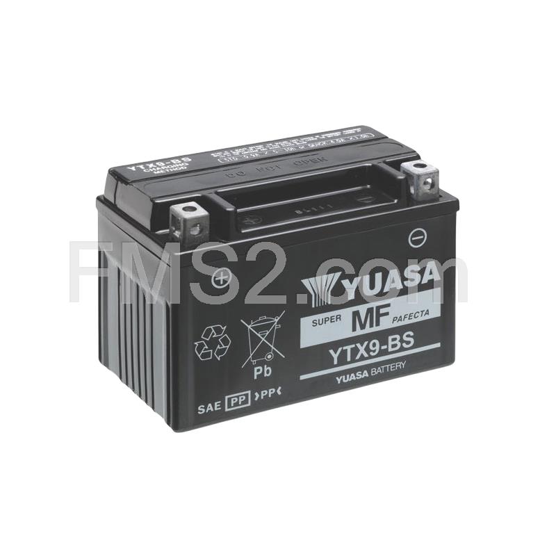 Batteria Yuasa YTX9-BS 12 Volt - 8 Ah, tipo MF, ricambio 0650990