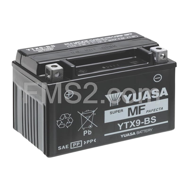 Batteria Yuasa YTX9-BS 12 Volt - 8 Ah, tipo MF, ricambio 0650997