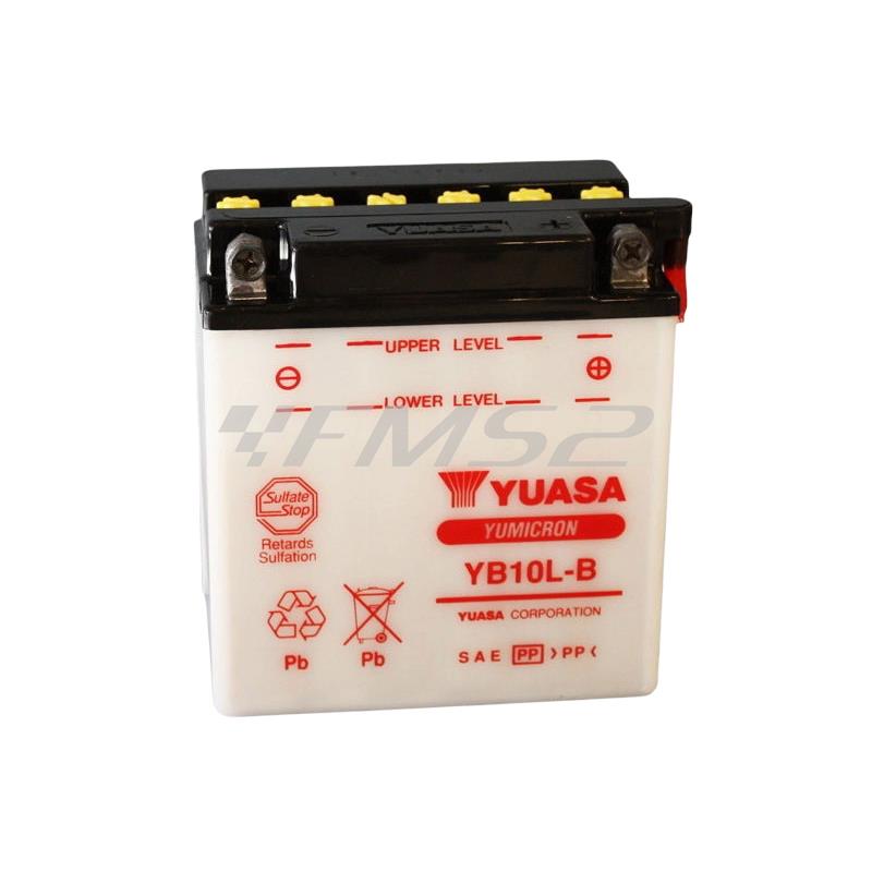 Batteria Yuasa YB10L-B 12 Volt - 11 Ah, ricambio 0651135