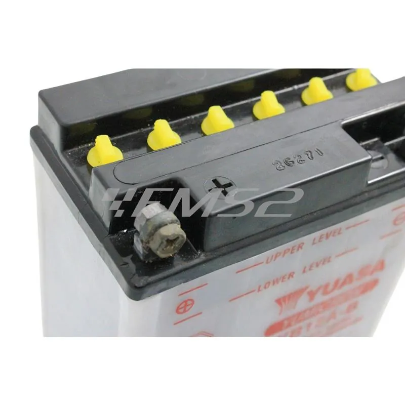0651239 Batteria Yuasa YB12A-B, 12 Volt - 12 Ah