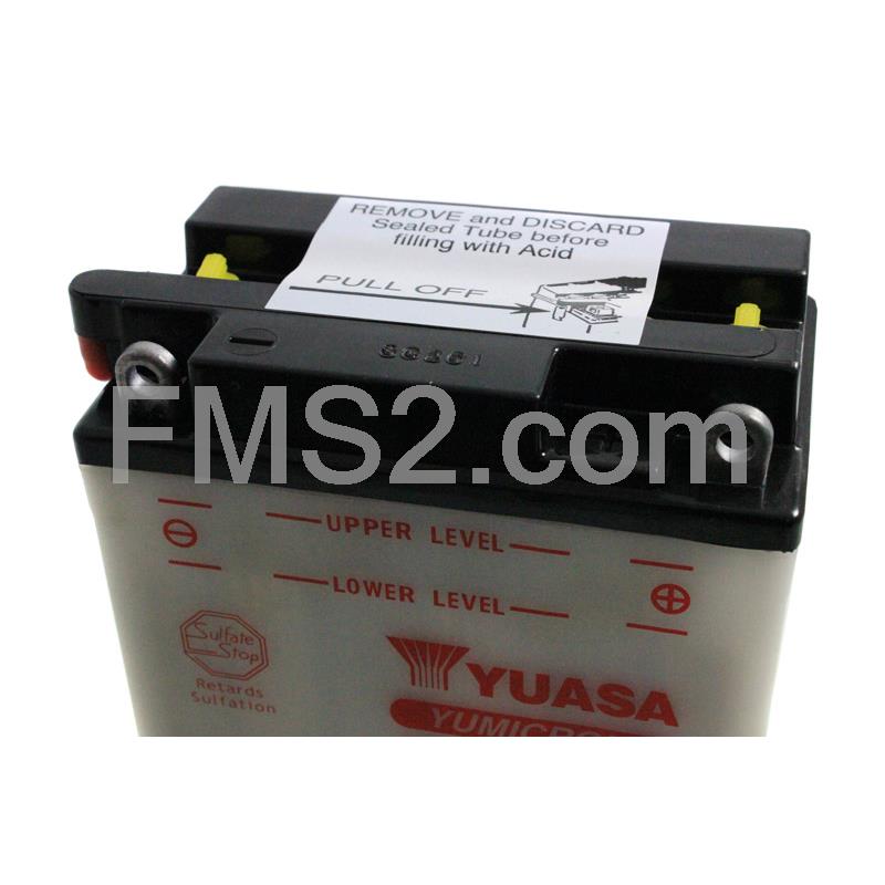 Batteria Yuasa YB12AL-A2, 12 Volt - 12 Ah, speciale avviamento, ricambio 06512400