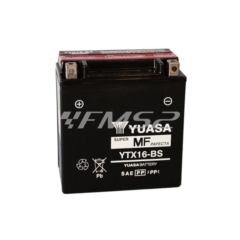 Batteria yuasa ytx16-bs 12v-14ah (sigill, ricambio 065168