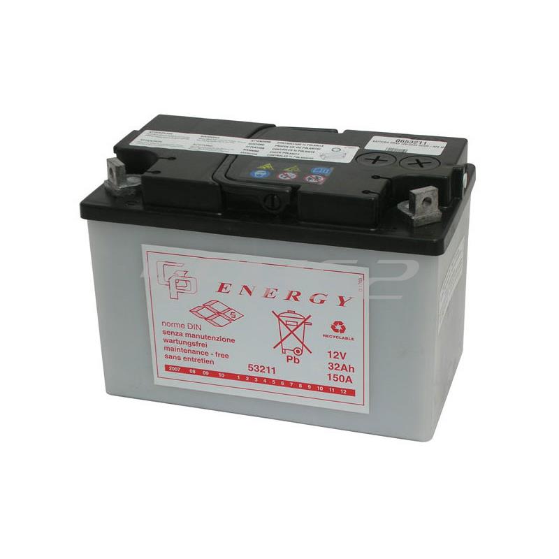 Batteria 6mk5 12v-32ah guzzi-ape mp, ricambio 0653211