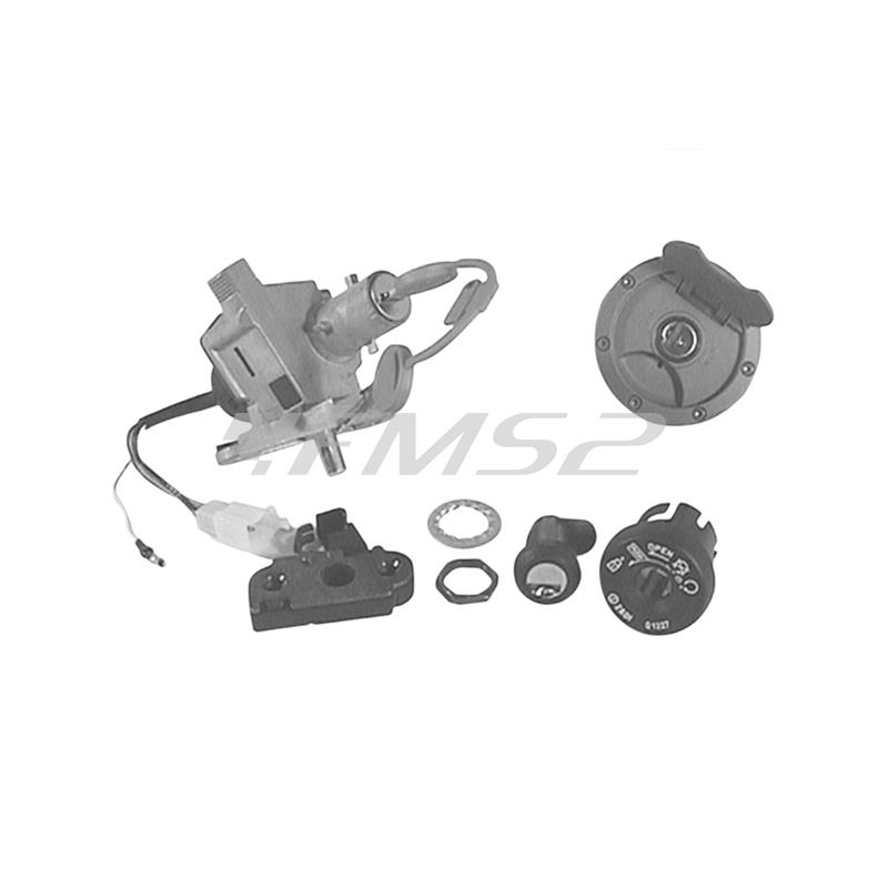 Serratura kit (3 pz) avviamento MBK-Nitro s-cavi, ricambio 0915201