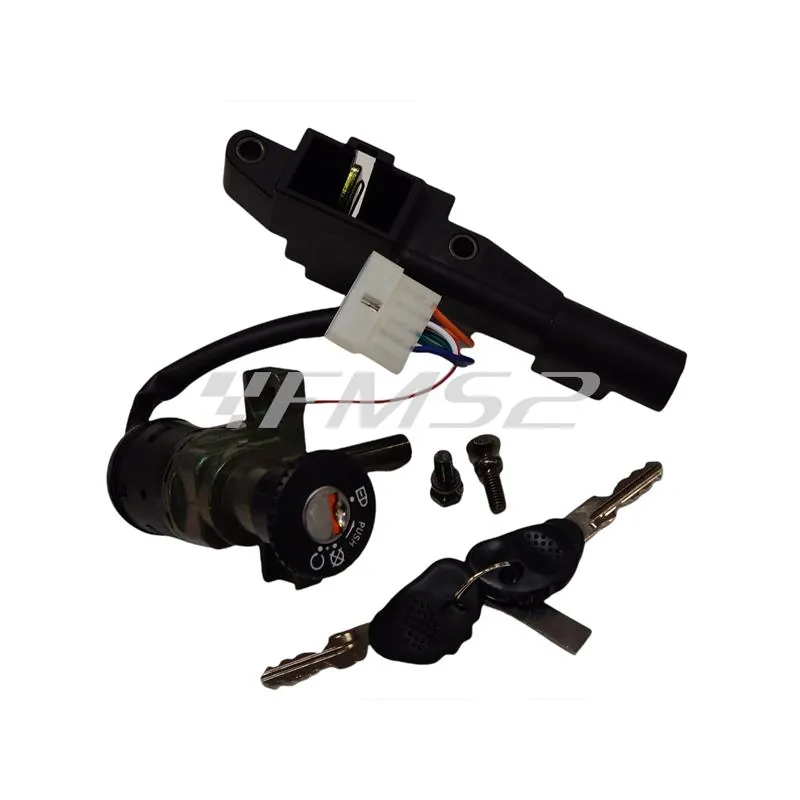 Kit serrature blocchetto accensione e sella SGR per scooter Beta ARK 50 raffreddati ad aria e liquido prodotti dal 1996 al 2013, ricambio 0973570