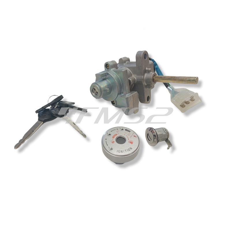 Kit serrature kymco x-citing 250/300/500, ricambio 0974226