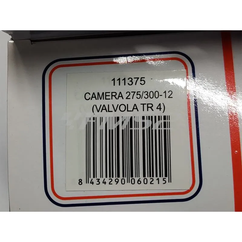 111375 Camera d'aria 250-275-300(80-100)-12 valv. tr4