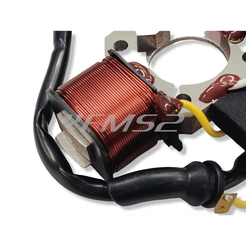 164152 Statore elettronico completo SGR per ciclomotori Piaggio Si, Ciao Px, Bravo, SuperBravo con accensione elettronica mono marcia e variatore