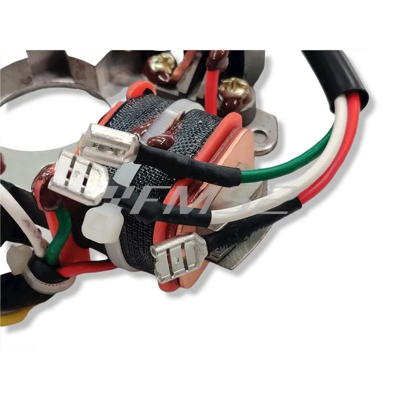164152 Statore elettronico completo SGR per ciclomotori Piaggio Si, Ciao Px, Bravo, SuperBravo con accensione elettronica mono marcia e variatore