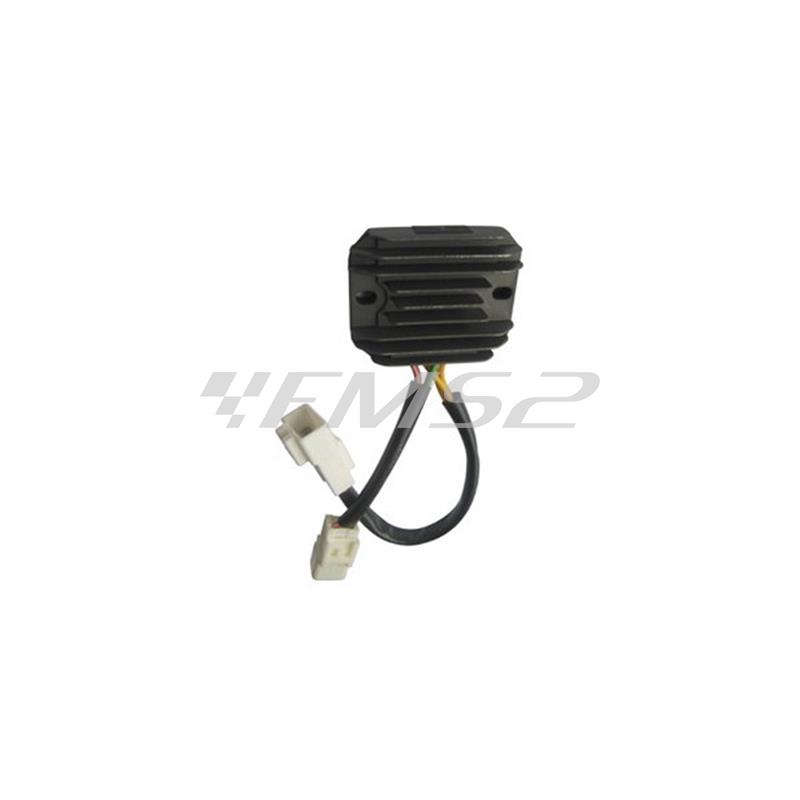 Regolatore di tensione 12 Volt 20 Ampere trifase corrente continua per Piaggio Vespa 125/150 S, LX ie, ricambio 168312