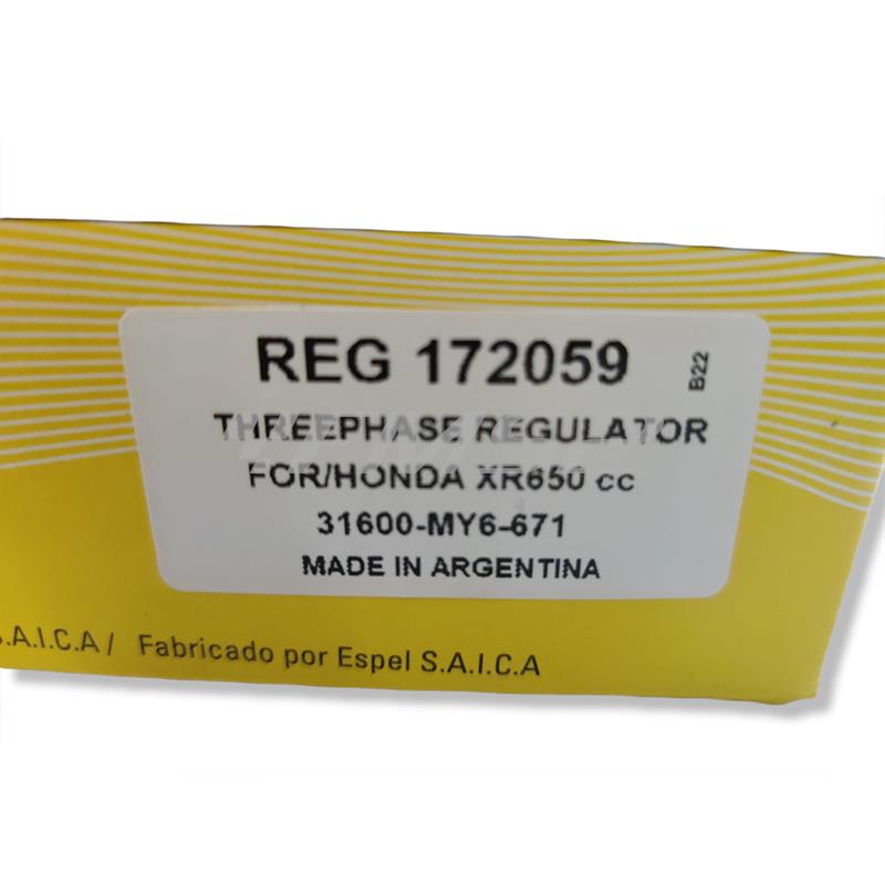Regolatore honda nx 650 92/94 - xr 650l, ricambio 172059