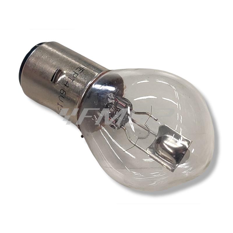 Lampadina SGR 6 Volt 15/15 Watt BA20D, biluce Hert, ricambio 200518